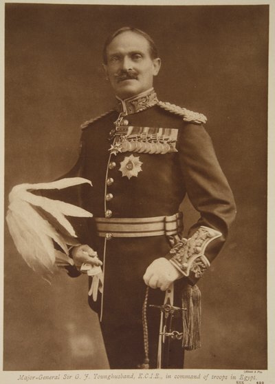 Major-General Sir G. J. Younghusband, 1914-19 by Elliott und Fry Studio